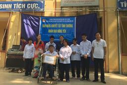 Trường THCS Liêu Xá đón ban nhạc khuyết tật tình thương nhân đạo tỉnh Hưng Yên